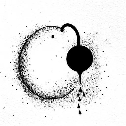 Water Drop Falling On A Stilll Water Body