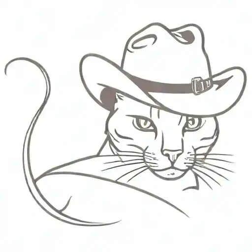 Cat Cowboy Hat
