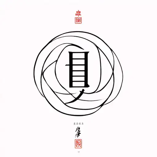 Chinese Symbol Intertwined