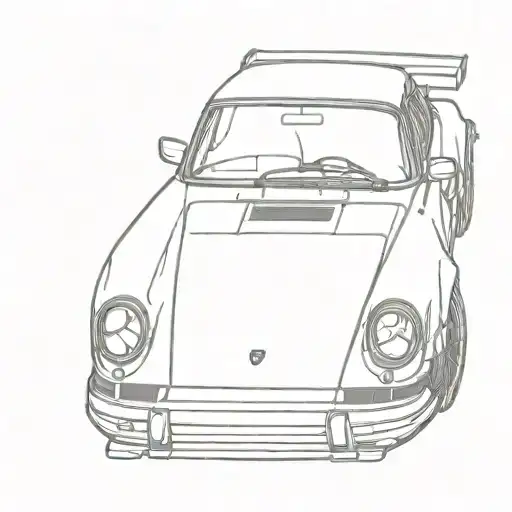 Classic Porsche 911 Turbo Car