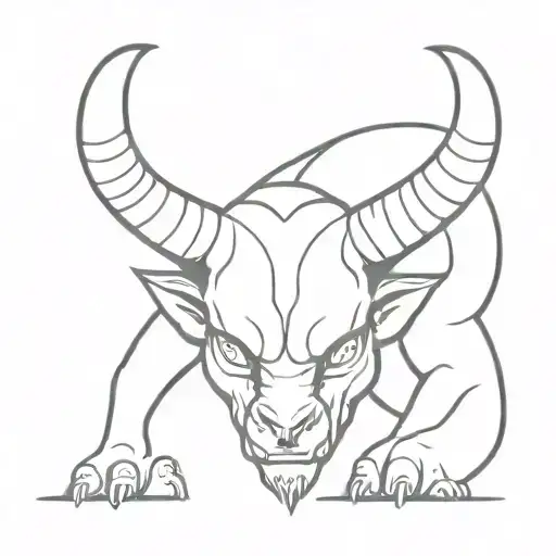 Angry Demon Version Of Aries