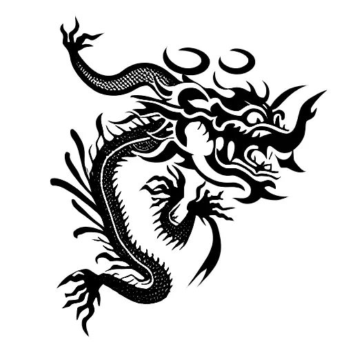 Chinese Dragon With Soft Face