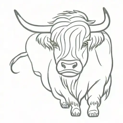 Stuffed Highland Cow