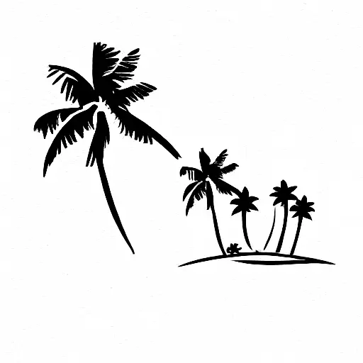 Beach With Palms