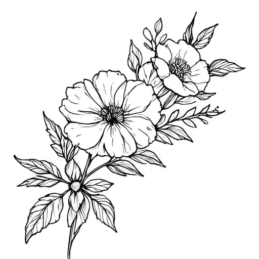 Birth Flower Bouquet