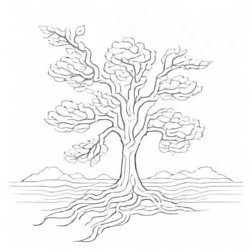 One Line Tree