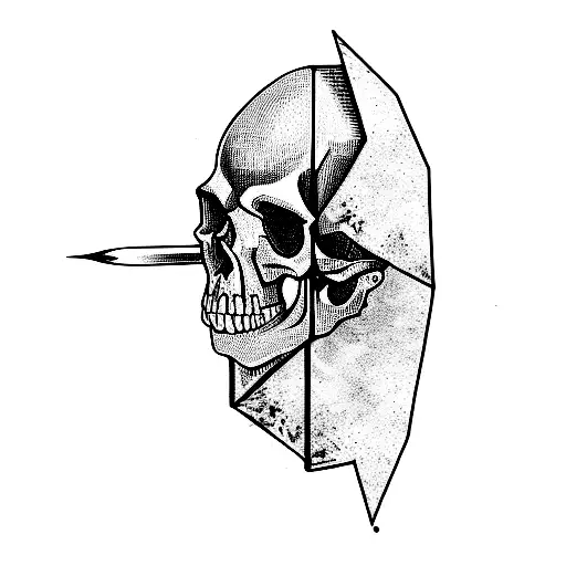 A Skull And An Arrow