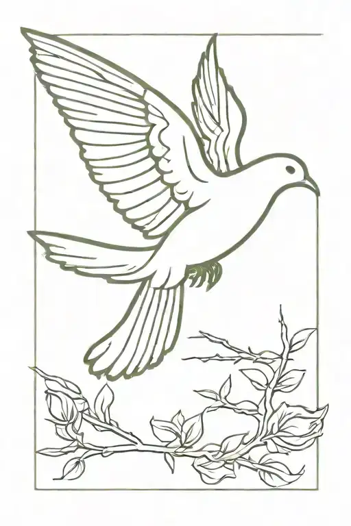 Dove On A Stamp