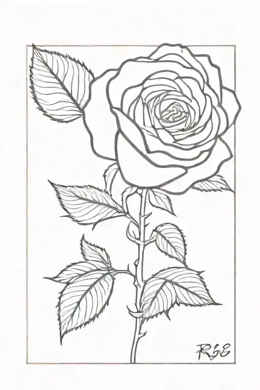 Rose With The Name Rose