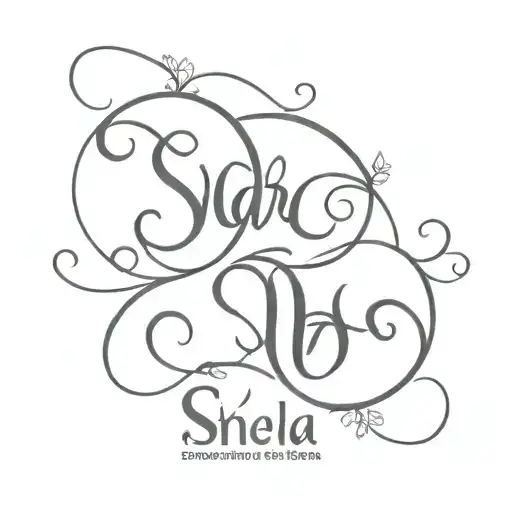 Sneha & Shubham Name Tattoo In One Word Written