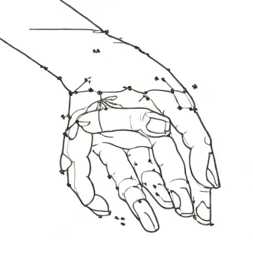 Cancer Constellation On Hand