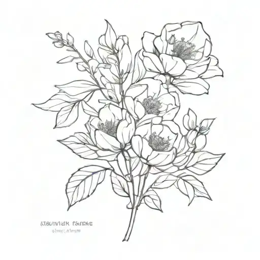 Birth Flower Bundle November March June August