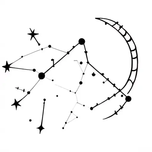 224 Tattoo With Capricorn Star Constellation