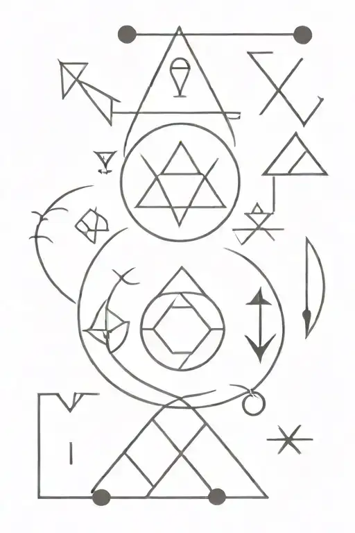Aesthetic Symbols Arranged