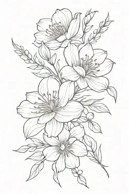 Birth Flower Bouquet