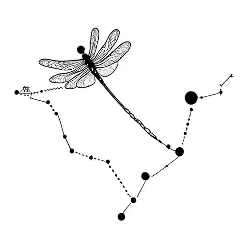Pisces Constellation Dragonfly