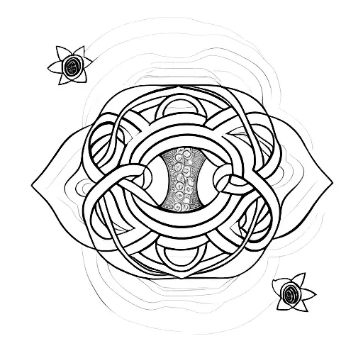 Infinity Symbol With Sunflower