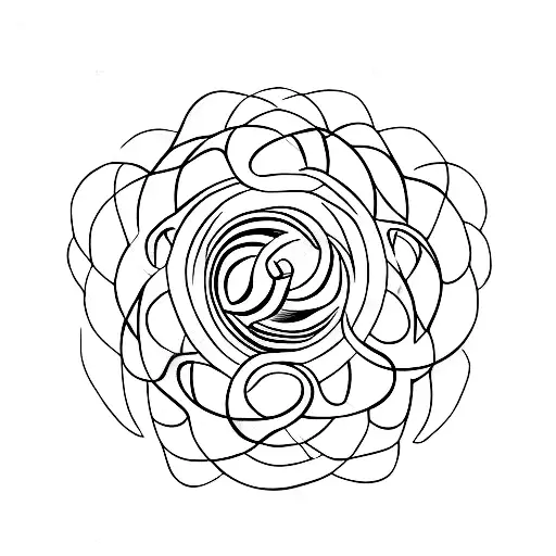 Infinity Symbol With Sunflower On Edge