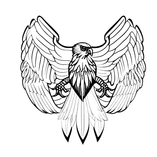 Verreaux's Eagle With Iron War Wings