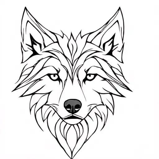 Tribal Wolf