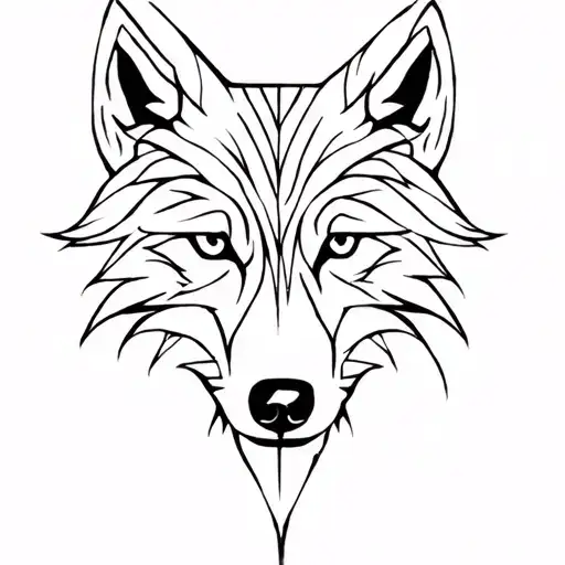 Tribal Wolf