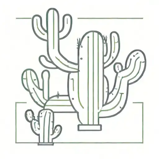 Maze That Needs To Be Solved Drawing A Cactus