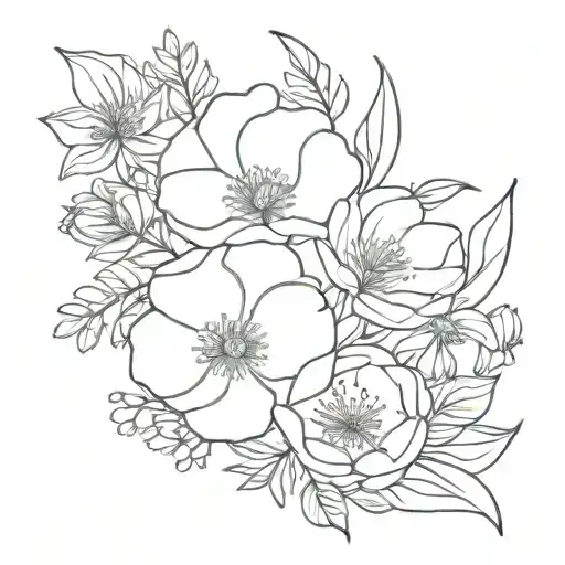 Birth Flower Bouquet