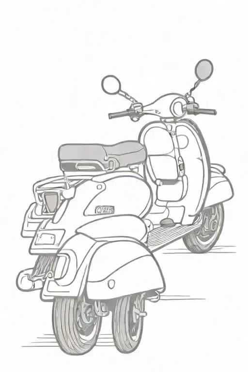 Vespa One Line
