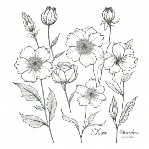 November December January And September Birth Flowers