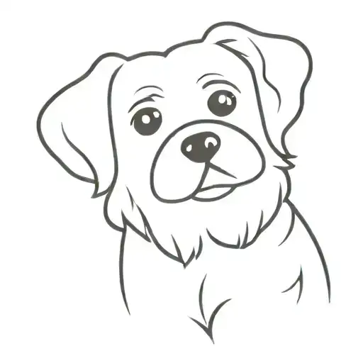 Easy Maltese Dog With Ears Up