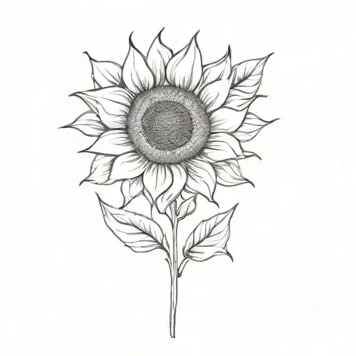 Sunflower With A Crown On
