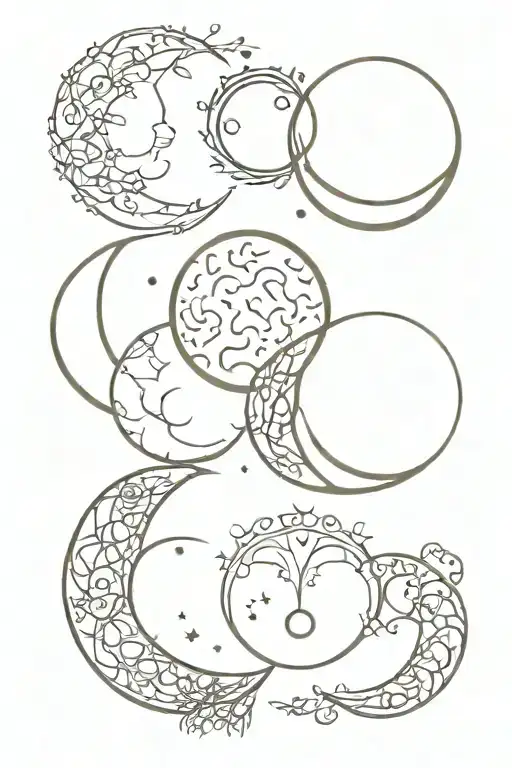 Filigree Moon Phases