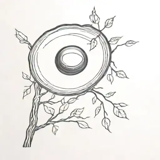 Sombrero Hanging On A Tree Branch