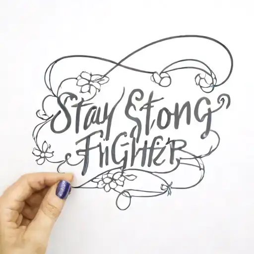 Stay Strong Little Fighter