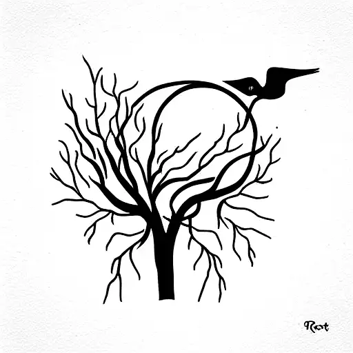 Roots Bird And Guardian