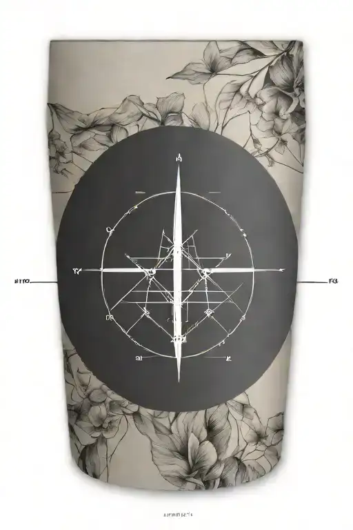 Fibonacci Sequence With Compass Design