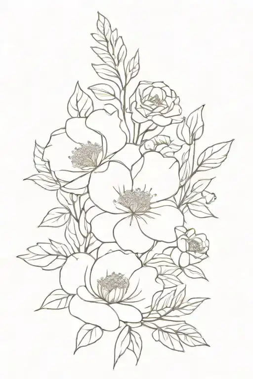 Birth Flower Bouquet