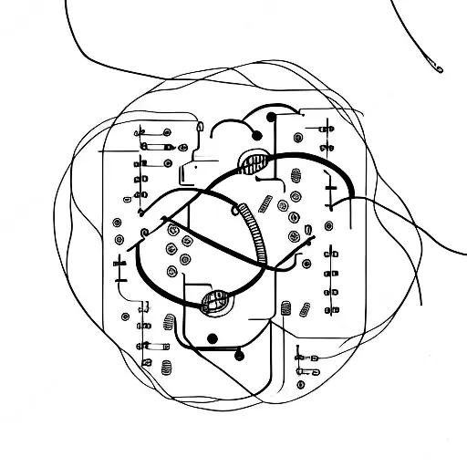 Bible Verse Intertwined With Circuitry
