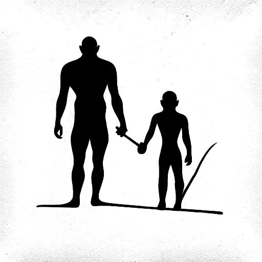 Father And Son Warrior