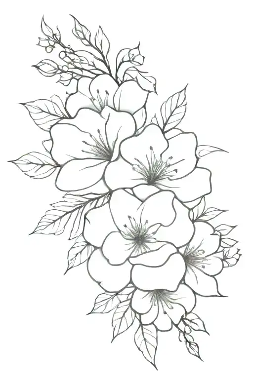 Birth Flowe Bouquet Made