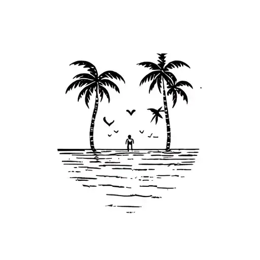 Couplke Tattoo That Like The Beach The Movies And Marvel