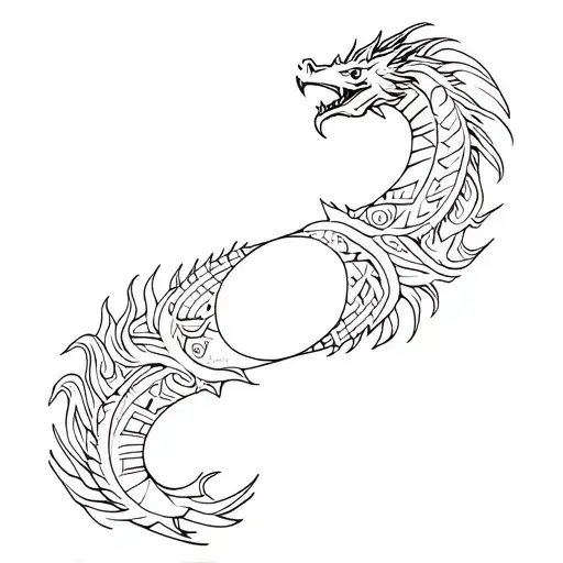 Aztec Dragons Ying Yang Runas Vikingas