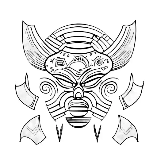 Create An Ancient History-inspired Tattoo Featuring African Masks
