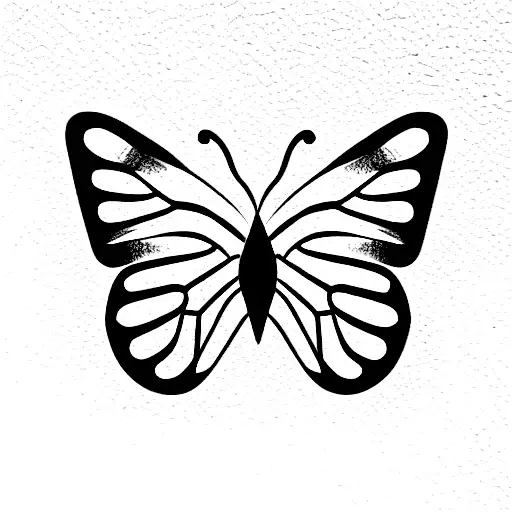 Butterfly With On Wing As A Peacock Feather