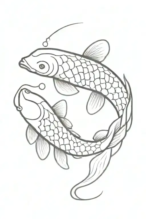 Koi Fish Transforming