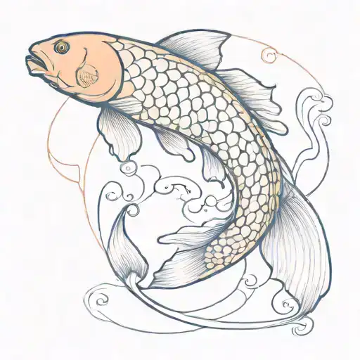 Koi Fish Transforming