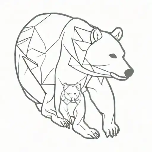 Mamma Bear With Cube