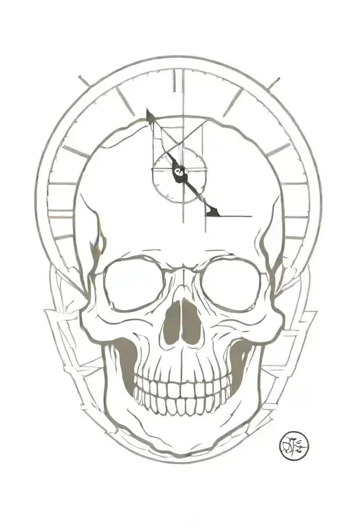 Skull Clock