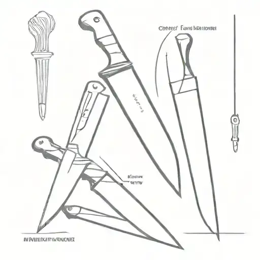 Chef Knife For Underarm