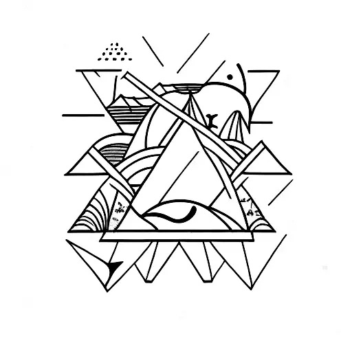 Beach Sunset In Triangle